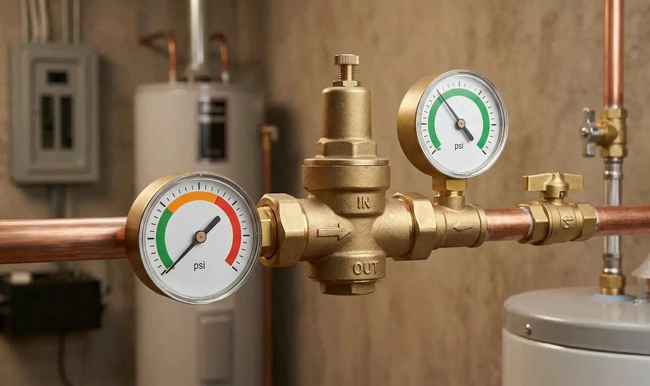 Thumbnail-For-Water Pressure Regulator Explained Why It Matters in Your Home-By-EZ Flow Plumbing